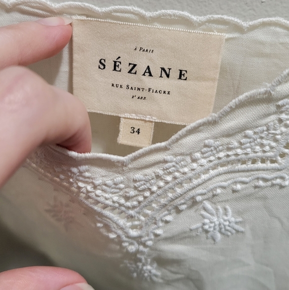 Sezane Silk Palma Top - Picture 5 of 7